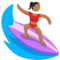 Person Surfing - Medium emoji on Messenger